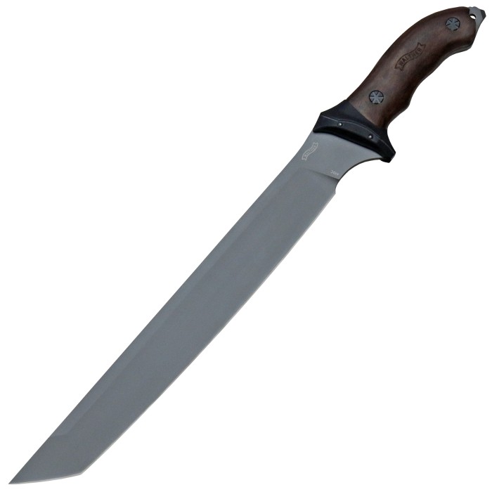 Walther MachTac 5 Machete, Walnussholzgriff mit Nylonscheide